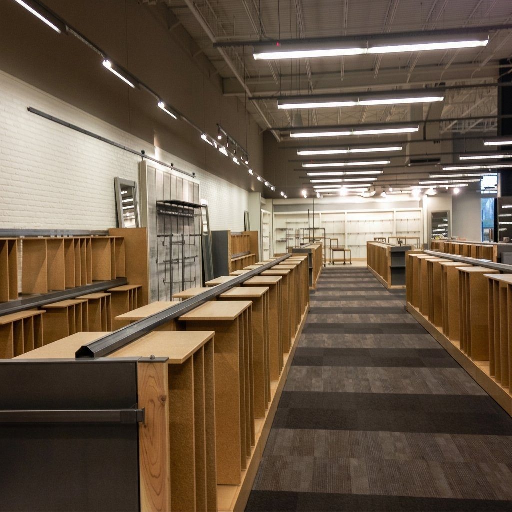 DSW interior, Holly Springs, NC